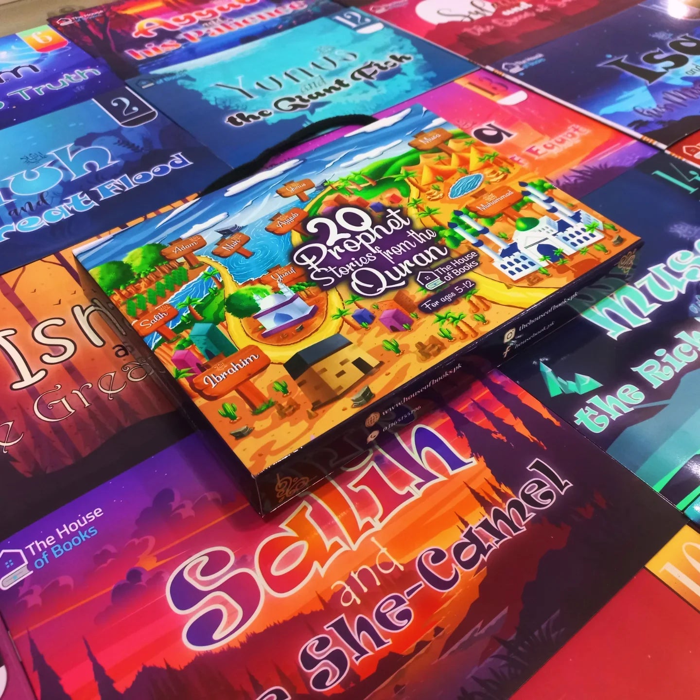 Prophets' Stories Books from Quran (20 Books Box Set)