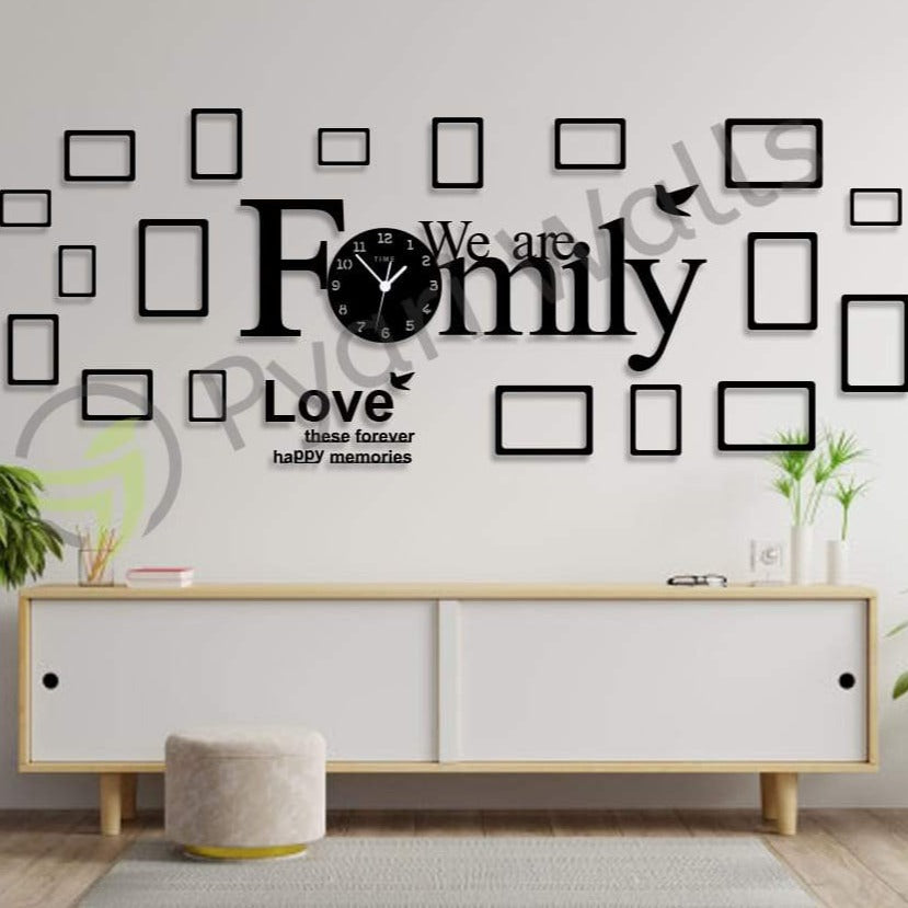 Big Family Frames Clock - Wall Clock - imixpress.com