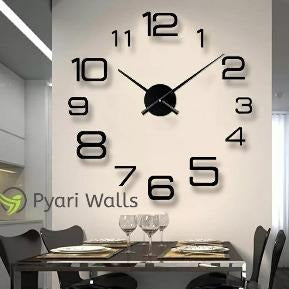 Acrlyic Wall Clock with 12 inch needles - imixpress.com