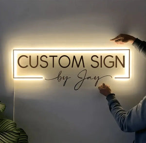 Customize Acrylic Neons Signs Or WhatsApp 03270019099 - imixpress.com