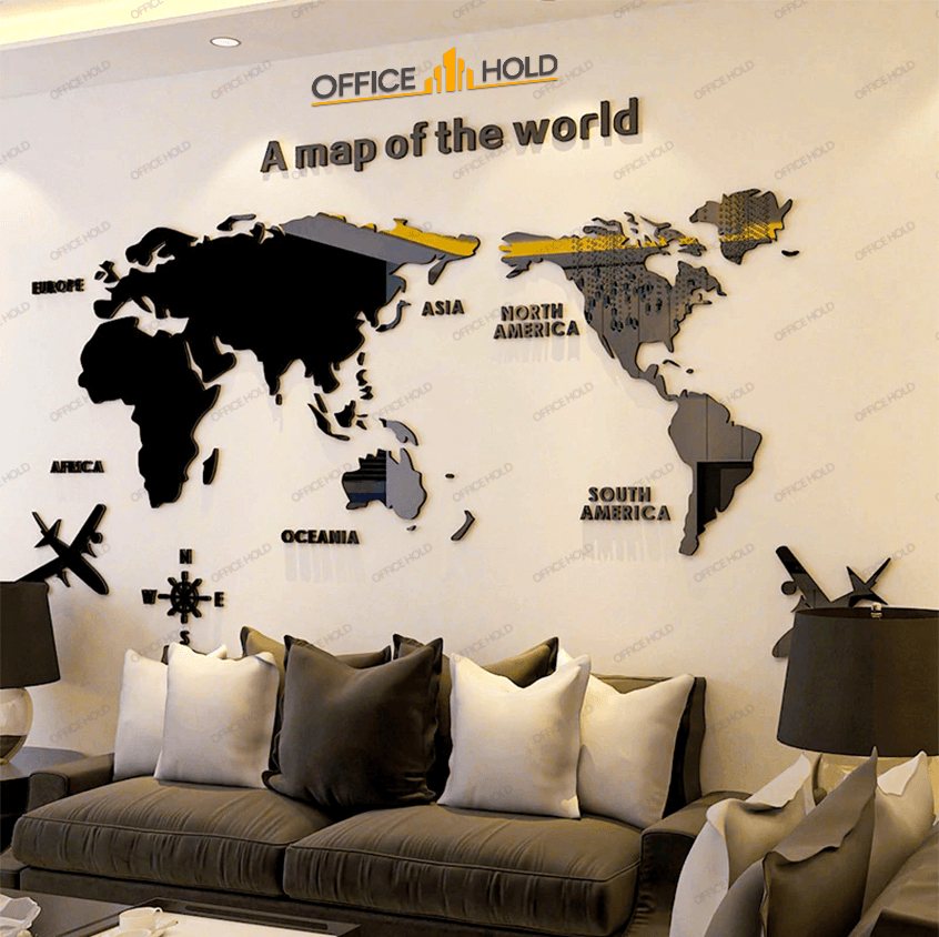 Hot! World Map 3D Design - imixpress.com
