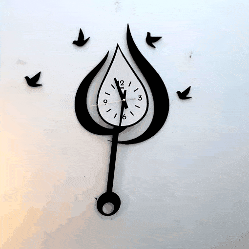 Water Drop Style Pendulum Wall clock - imixpress.com