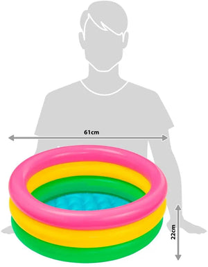 24"X8.5" INTEX SUNSET GLOW BABY POOL(57107) - imixpress.com