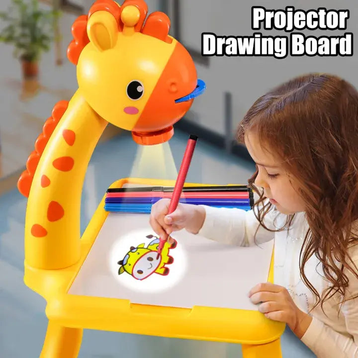 3 In 1 Kids Painting Drawing Activity Kit Projector Table - imixpress.com