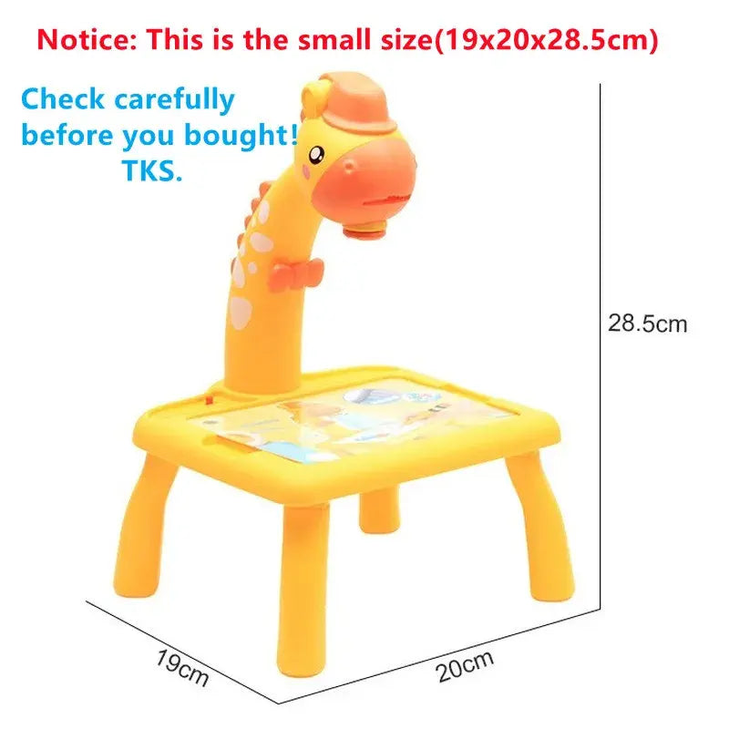 3 In 1 Kids Painting Drawing Activity Kit Projector Table - imixpress.com