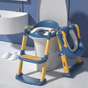 3 In 1 Toilet Seat Toilet Trainer With Ladder (random color) - imixpress.com