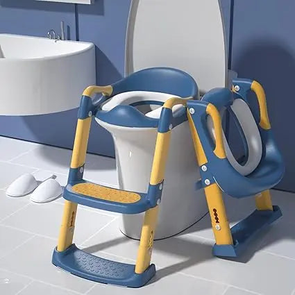 3 In 1 Toilet Seat Toilet Trainer With Ladder (random color) - imixpress.com