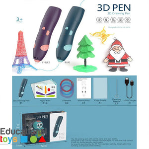 3D Pen Printing And Drawing Pen For Kids - imixpress.com