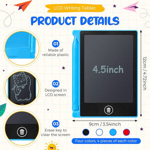 LCD Multicolor Screen Writing Tablet Erasable Writing Board - imixpress.com