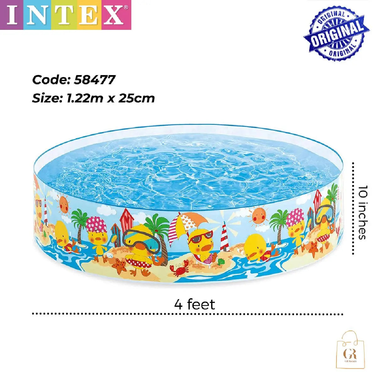 4FT DUCKLING SNAP SET POOL (58477) - imixpress.com