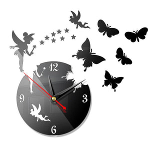 Fairy Clock Black - imixpress.com