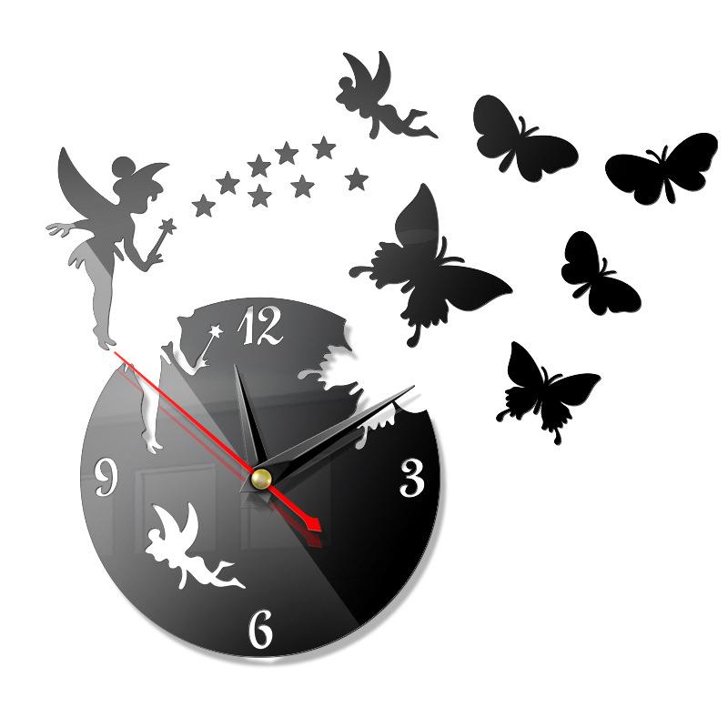 Fairy Clock Black - imixpress.com