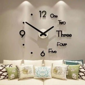 Acrylic Wall Clock with 12inches needles - imixpress.com