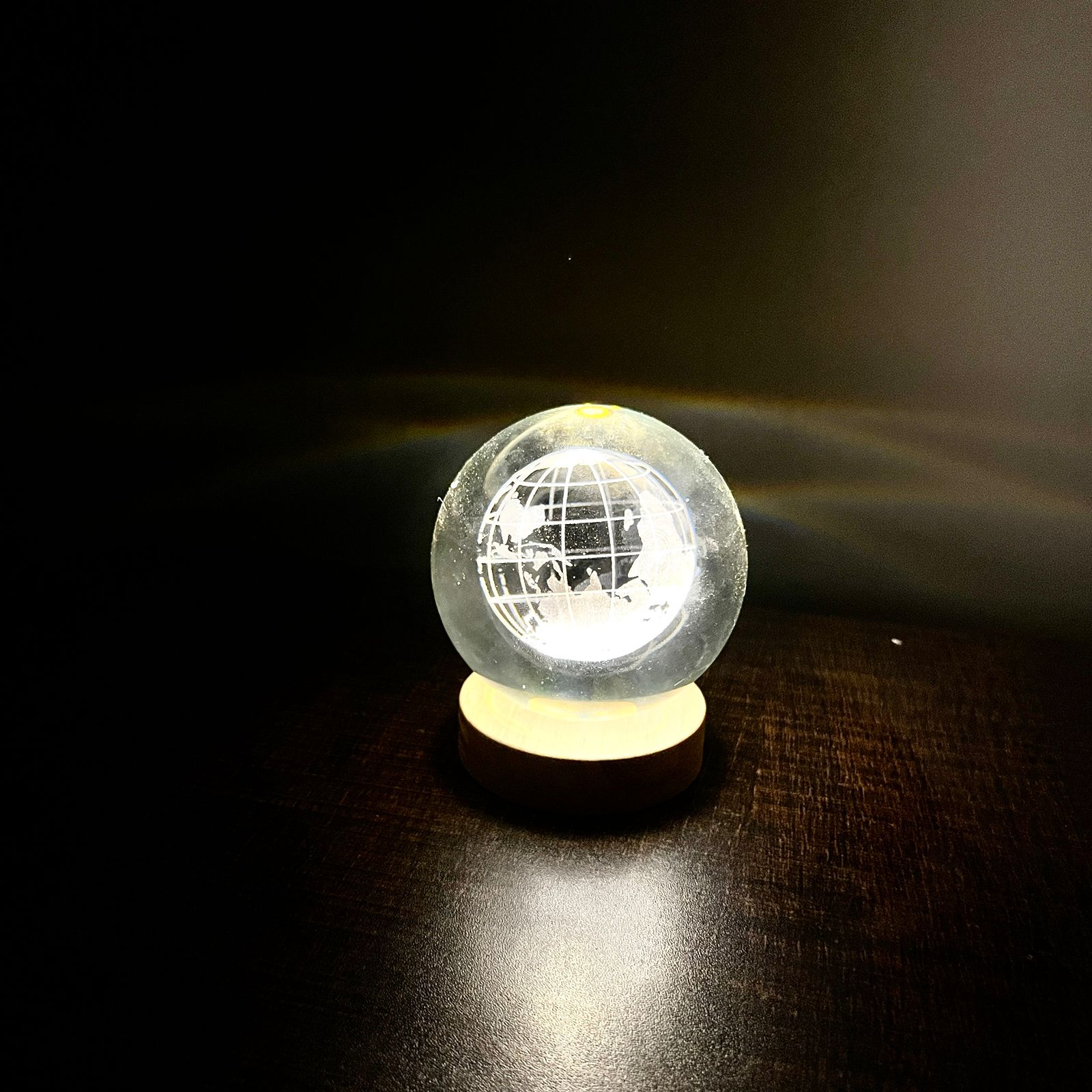 Night Light with Heavenly Bodies Enclosed in Glass – Elegant Home & Office Decor - imixpress.com
