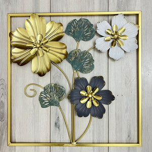 Imported Premium Quality Metal Flower Frame – Elegant Decorative Wall Art - imixpress.com