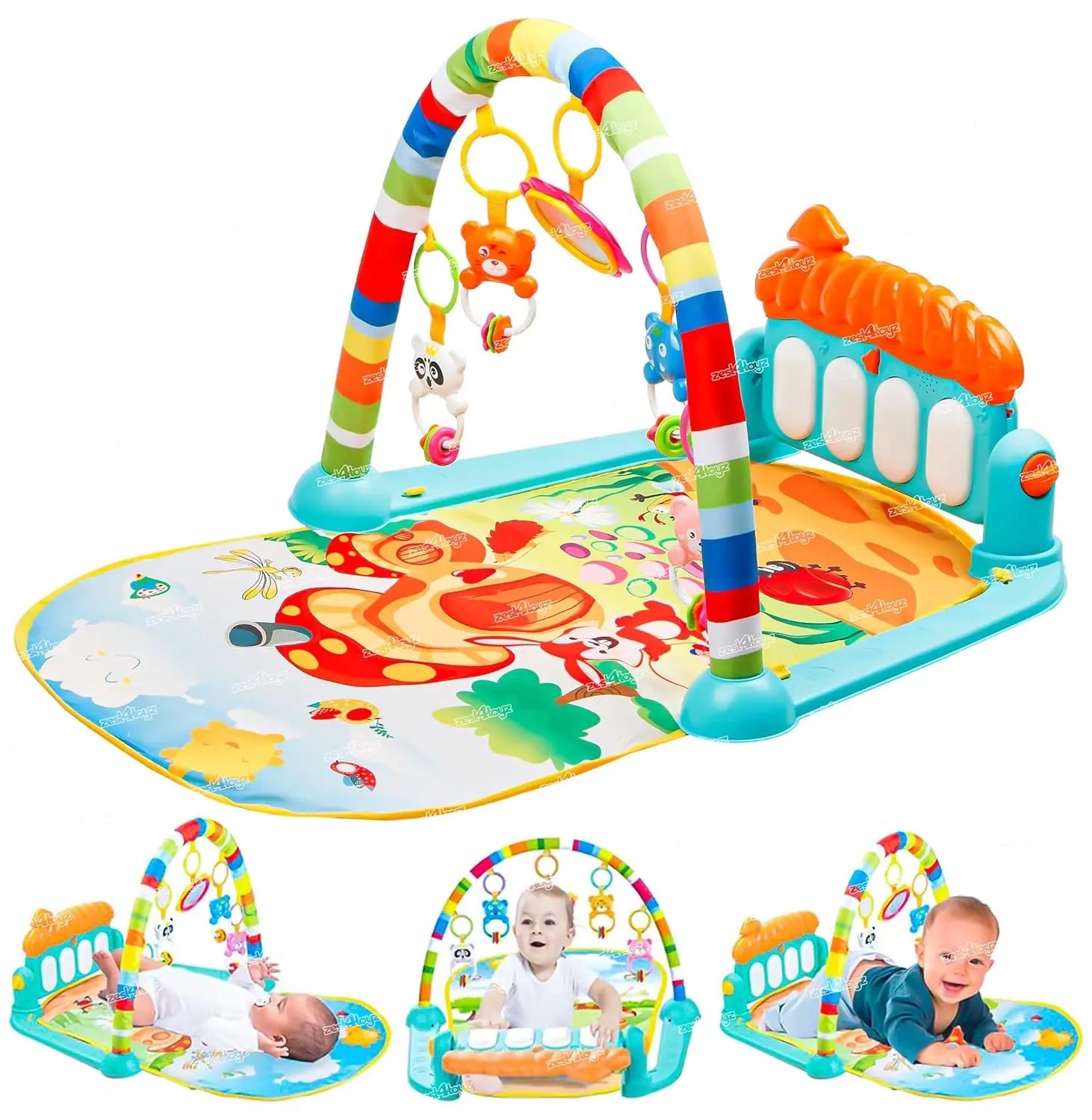 Baby Piano Play Gym Mat - imixpress.com