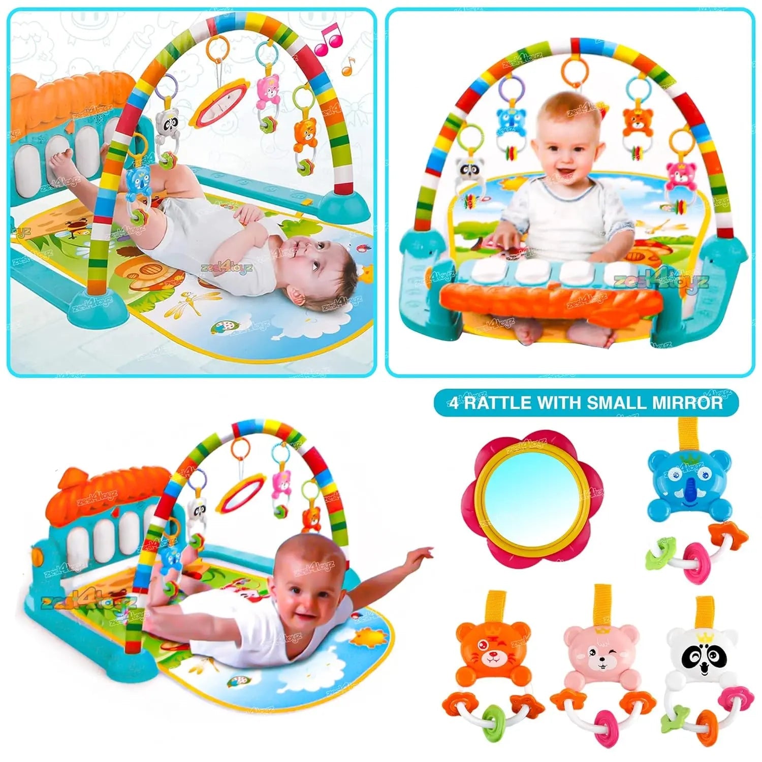 Baby Piano Play Gym Mat - imixpress.com