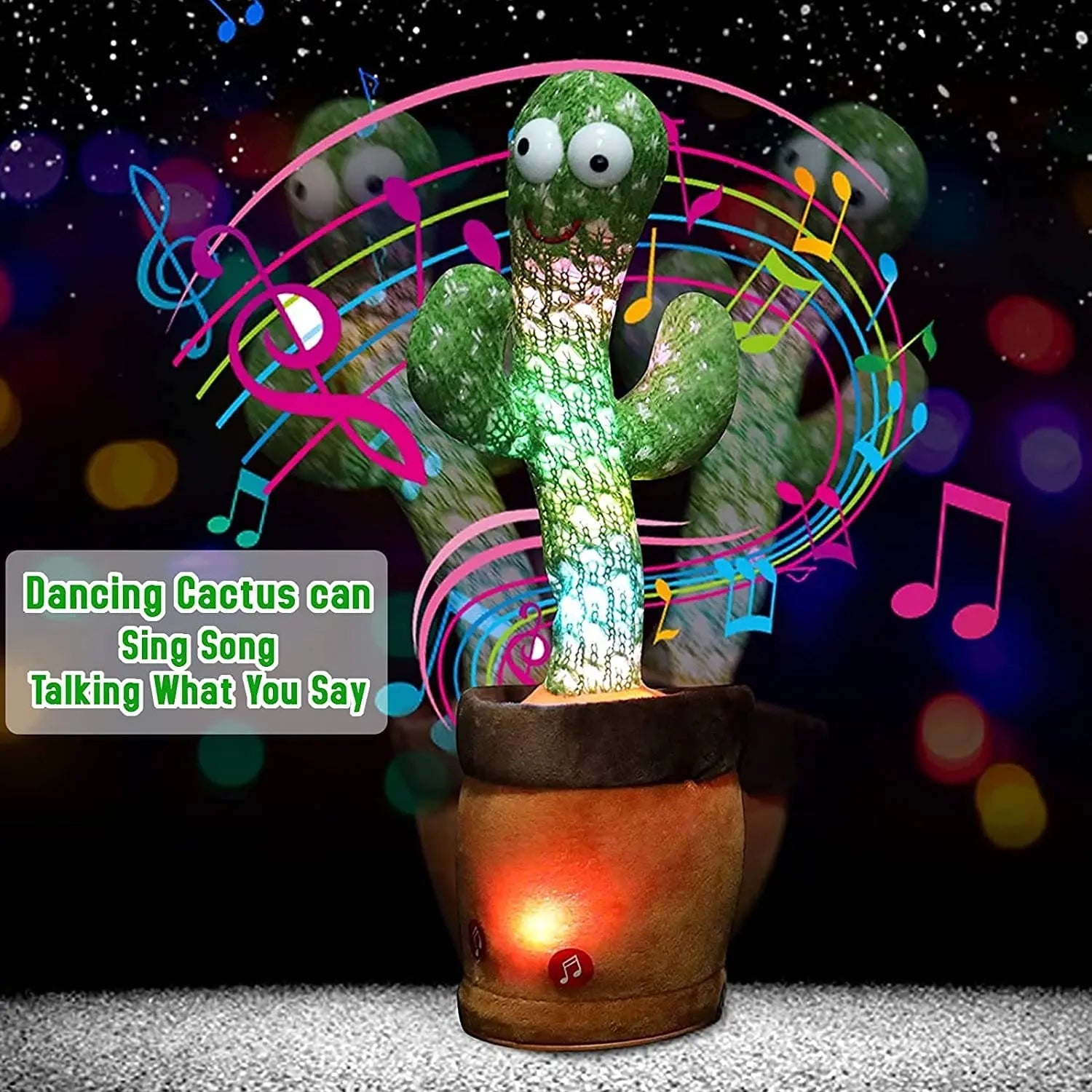 Dancing talking Cactus Toy (Rechargeable) - imixpress.com