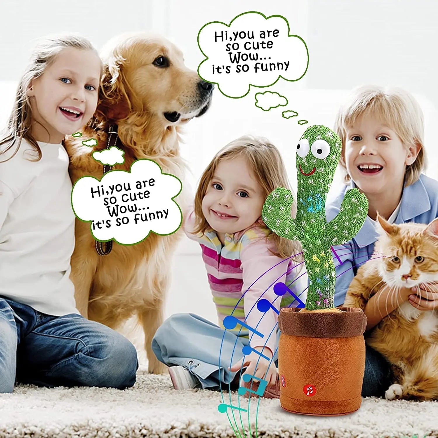 Dancing talking Cactus Toy (Rechargeable) - imixpress.com