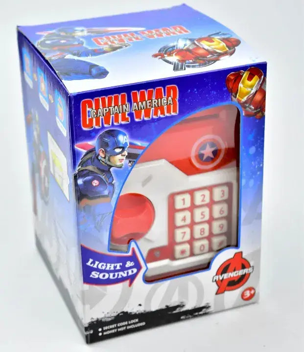 Doraemon Piggy Bank ATM Password Unlock, Mini ATM Money Saving Box for Kids, Cartoon Safe Bank, Electronic Piggy Bank - imixpress.com