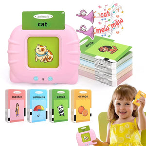 Education English Talking Flash Cards Learning Machine With Sound For Kids - imixpress.com