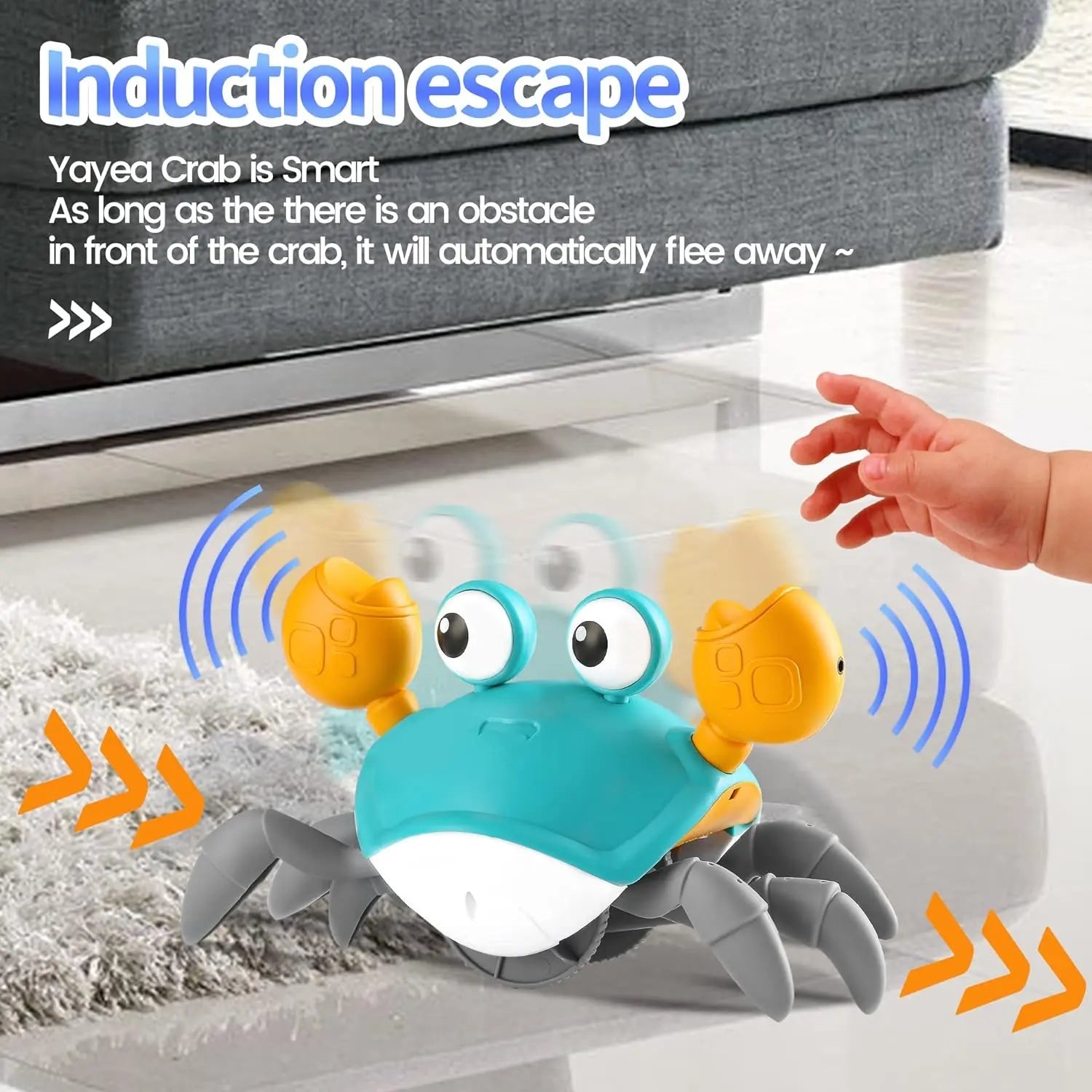 Electric Crawling Crab Toy - imixpress.com