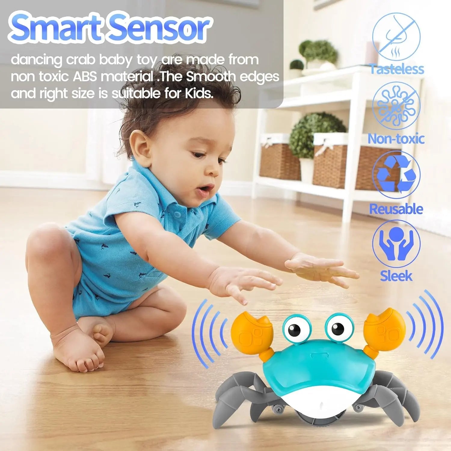 Electric Crawling Crab Toy - imixpress.com