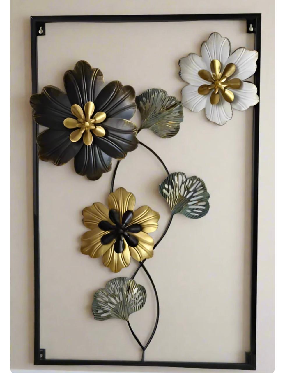 Imported Premium Quality Metal Flower Frame – Elegant Decorative Wall Art - imixpress.com