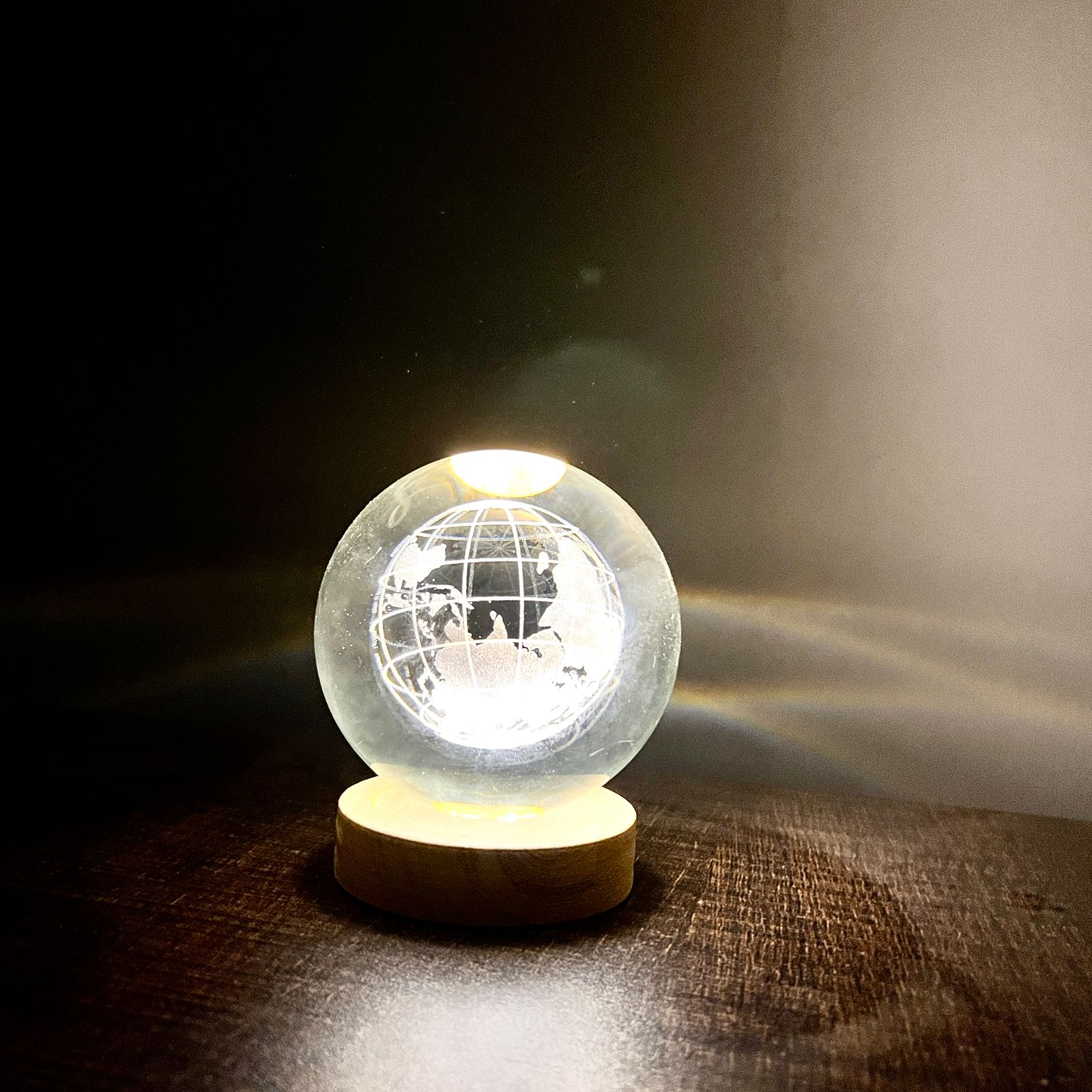 Night Light with Heavenly Bodies Enclosed in Glass – Elegant Home & Office Decor - imixpress.com