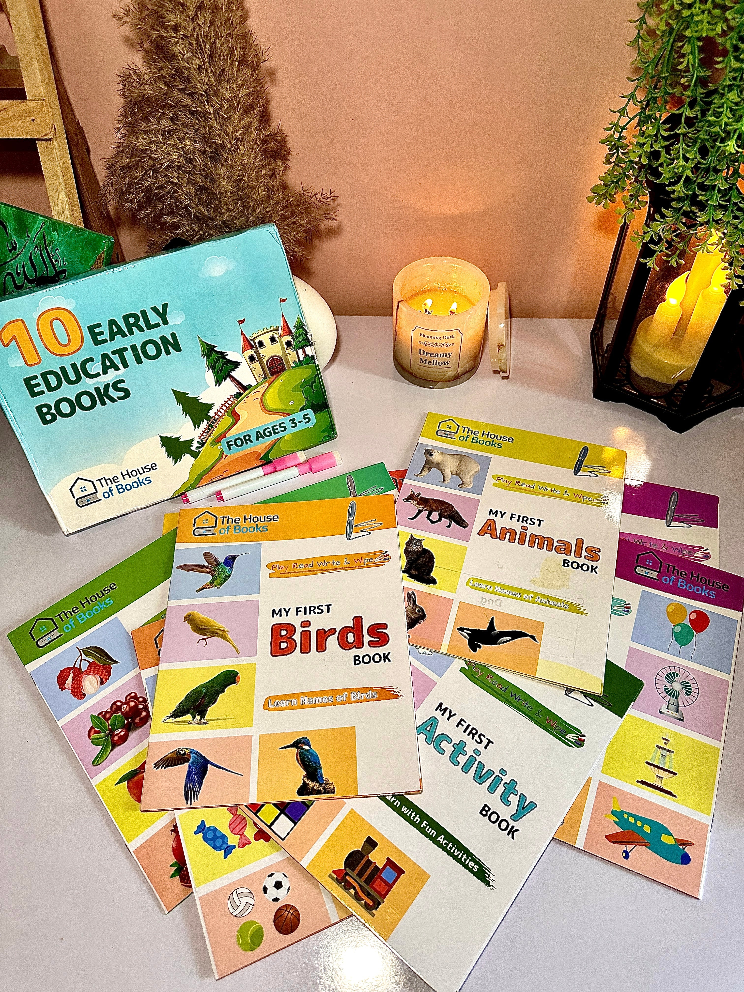 Write & Wipe Children 10 Pcs Book Set