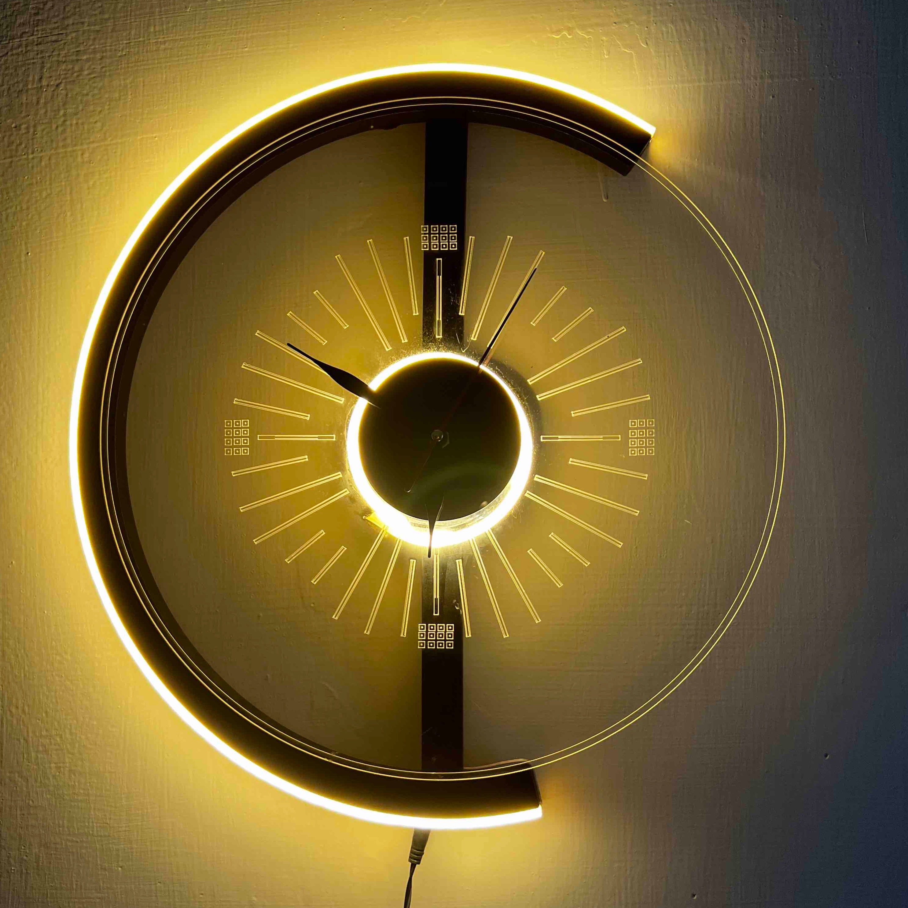 Neon Decorative Wall Art Clock - Wall Clocks - imixpress.com