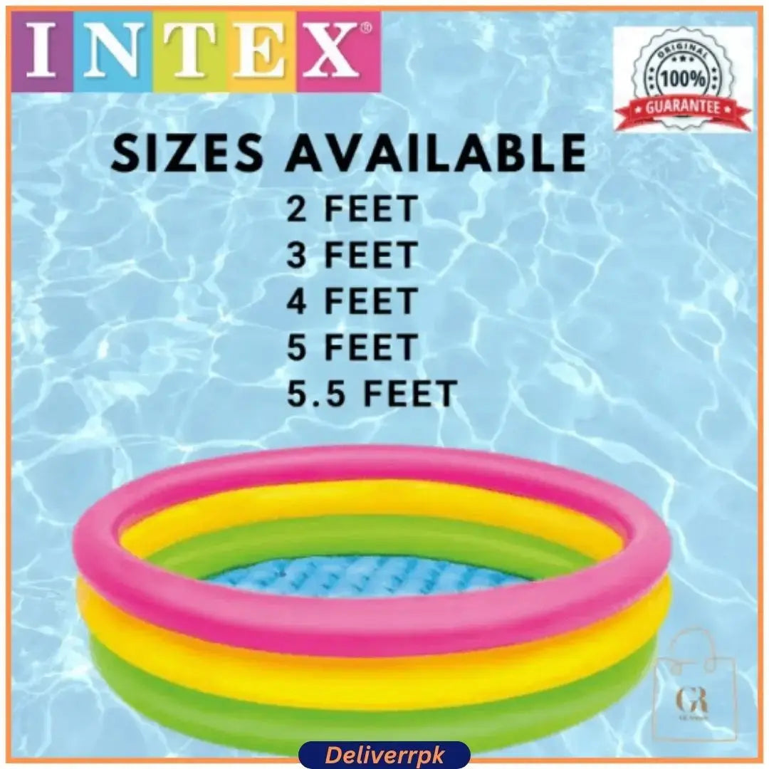 INTEX Inflatable Sunset Glow Pool - imixpress.com