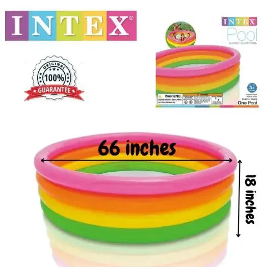 INTEX Inflatable Sunset Glow Pool - imixpress.com