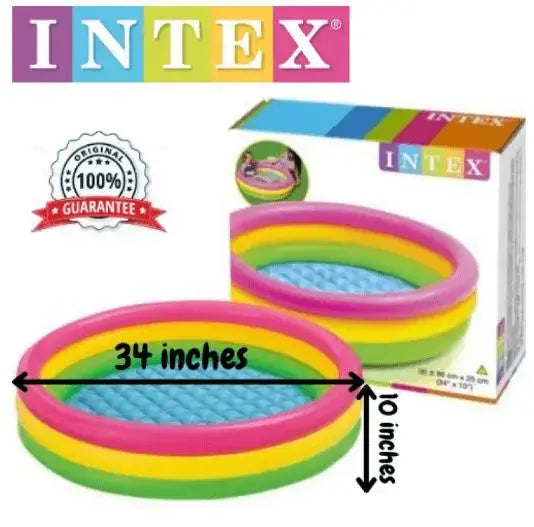 INTEX Inflatable Sunset Glow Pool - imixpress.com