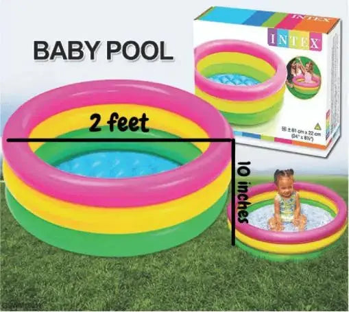 INTEX Inflatable Sunset Glow Pool - imixpress.com