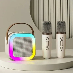 K12 Mini Wireless Mic Speaker with RGB Lights - imixpress.com