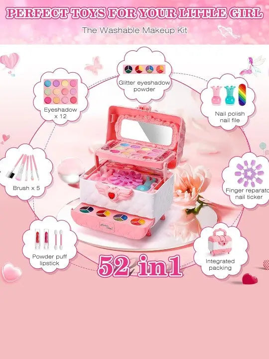 Kids Pretend Makeup Kit - 41 Pcs (1026-40) - imixpress.com
