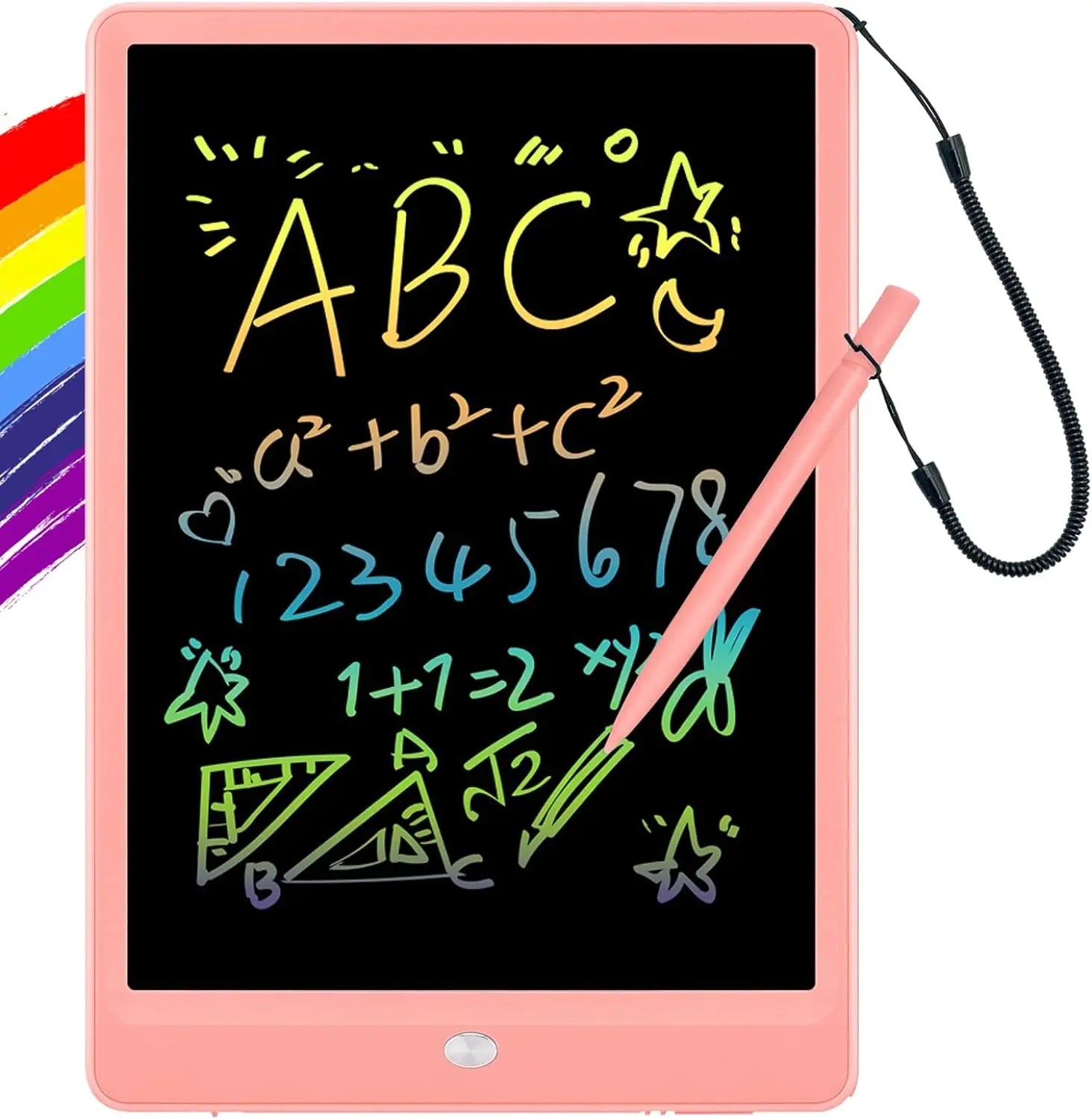LCD Multicolor Screen Writing Tablet Erasable Writing Board - imixpress.com