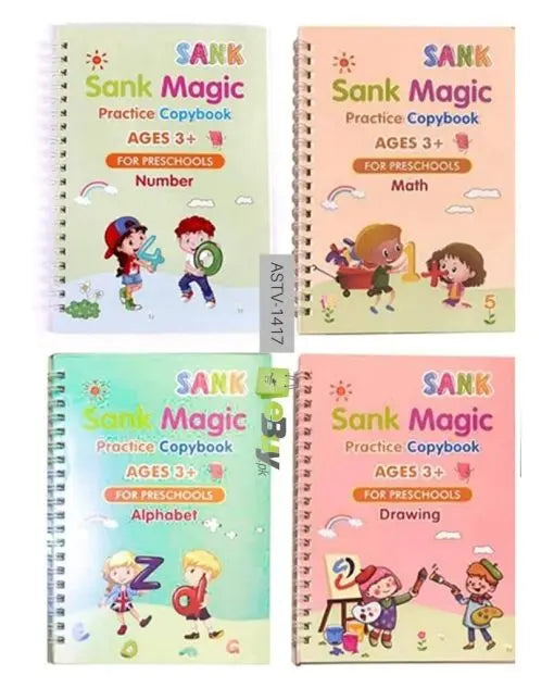 Magic Practice Copybook (Set Of 4) - imixpress.com