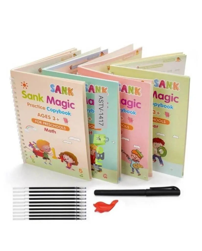 Magic Practice Copybook (Set Of 4) - imixpress.com