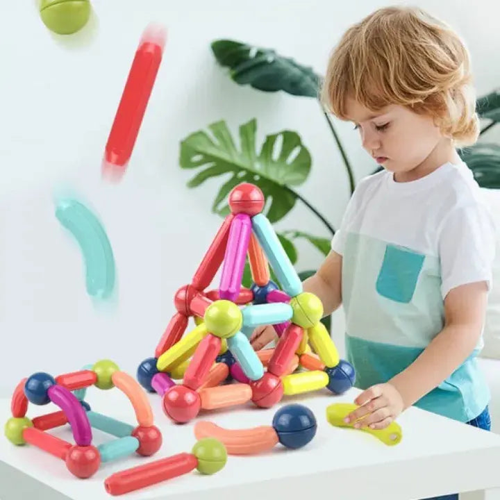 Magnetic Building Blocks Educational Toy - imixpress.com