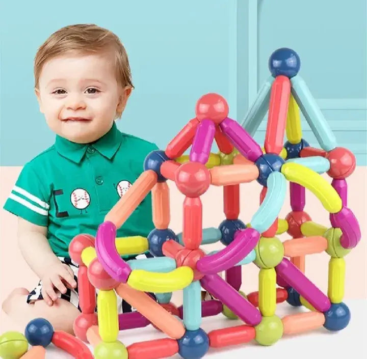 Magnetic Building Blocks Educational Toy - imixpress.com