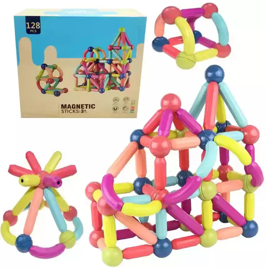 Magnetic Building Blocks Educational Toy - imixpress.com