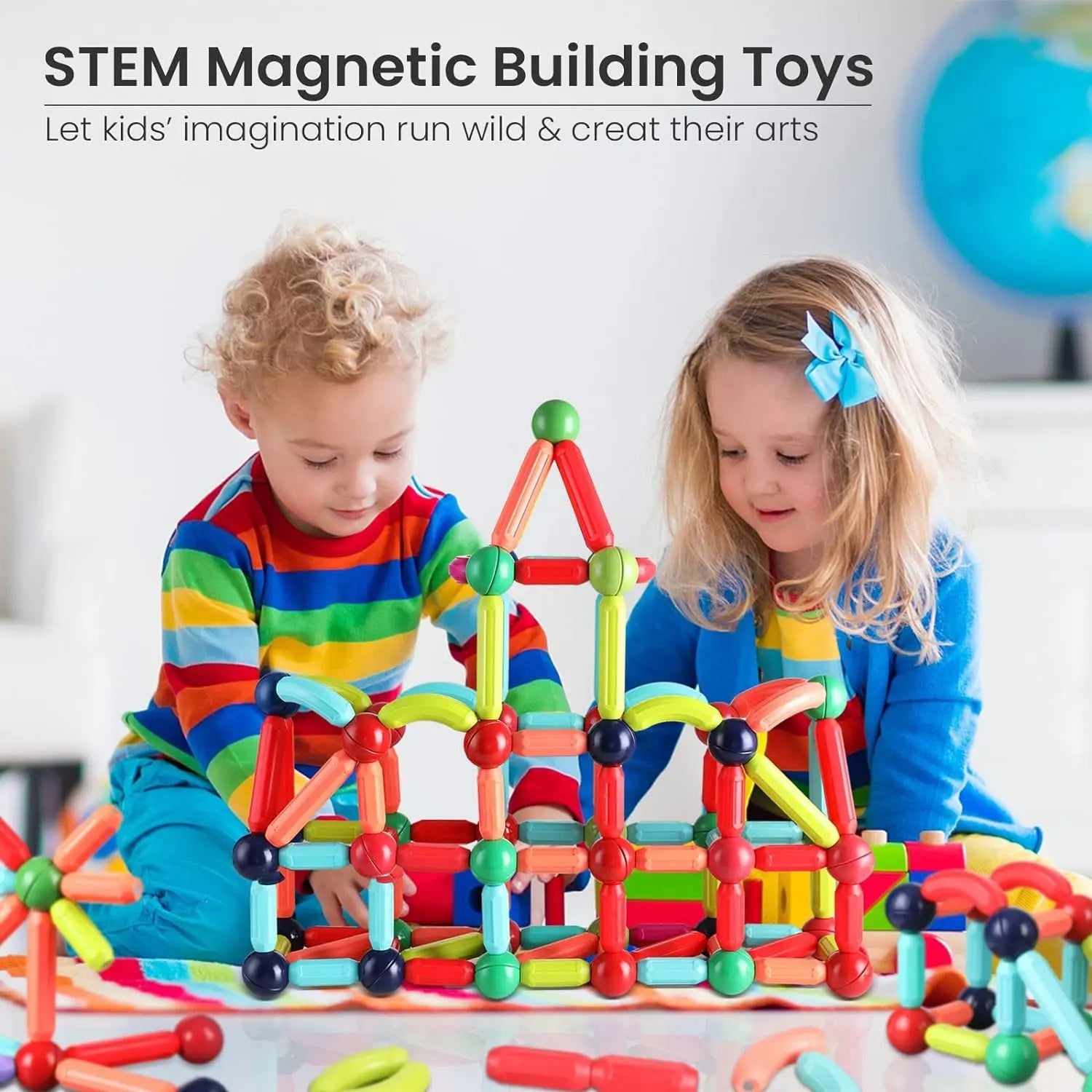 Magnetic Building Blocks Educational Toy - imixpress.com