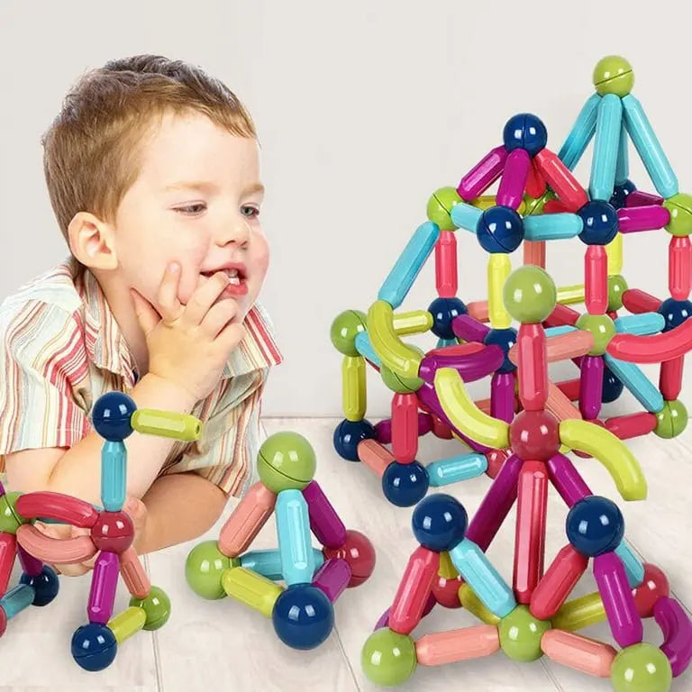 Magnetic Building Blocks Educational Toy - imixpress.com