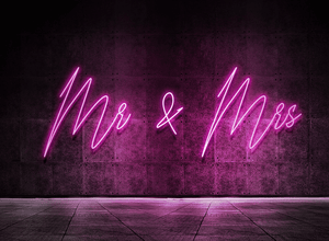 Mr. and Mrs. Neon light - imixpress.com