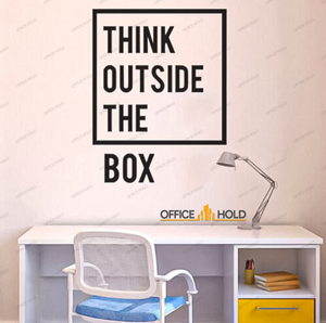 Think Out Side The Box Motivational Office Wall (totb01) - imixpress.com