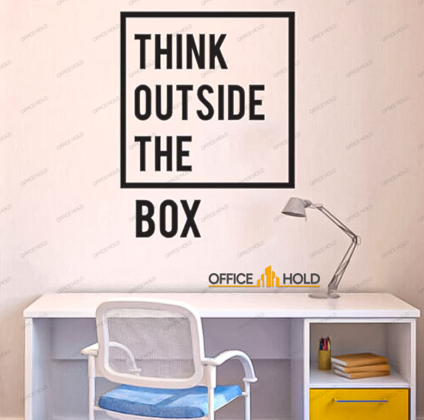 Think Out Side The Box Motivational Office Wall (totb01) - imixpress.com