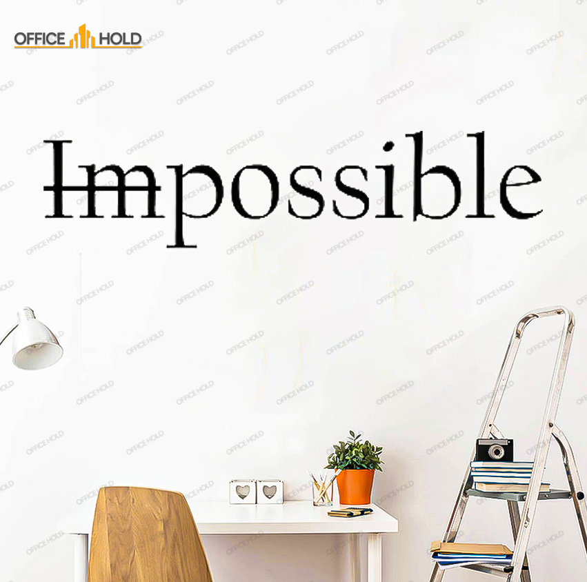 Possible Impossible Inspiring Office Decor (ip01) - imixpress.com