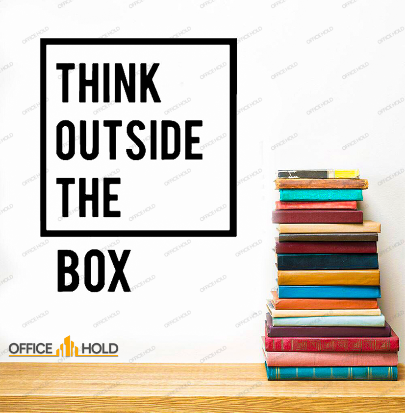 Think Out Side The Box Motivational Office Wall (totb01) - imixpress.com